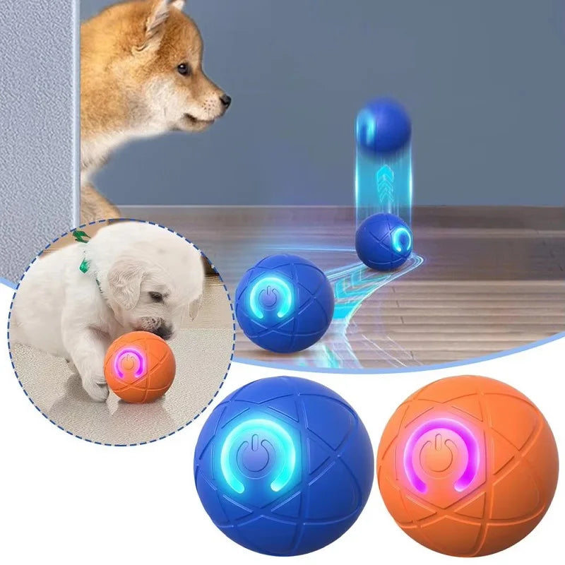 Interactive LED Smart Dog Toy Ball - Rechargeable Motion-Sensing Play Ball for Small & Medium Dogs and Cats