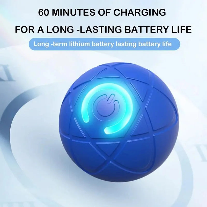 Interactive LED Smart Dog Toy Ball - Rechargeable Motion-Sensing Play Ball for Small & Medium Dogs and Cats